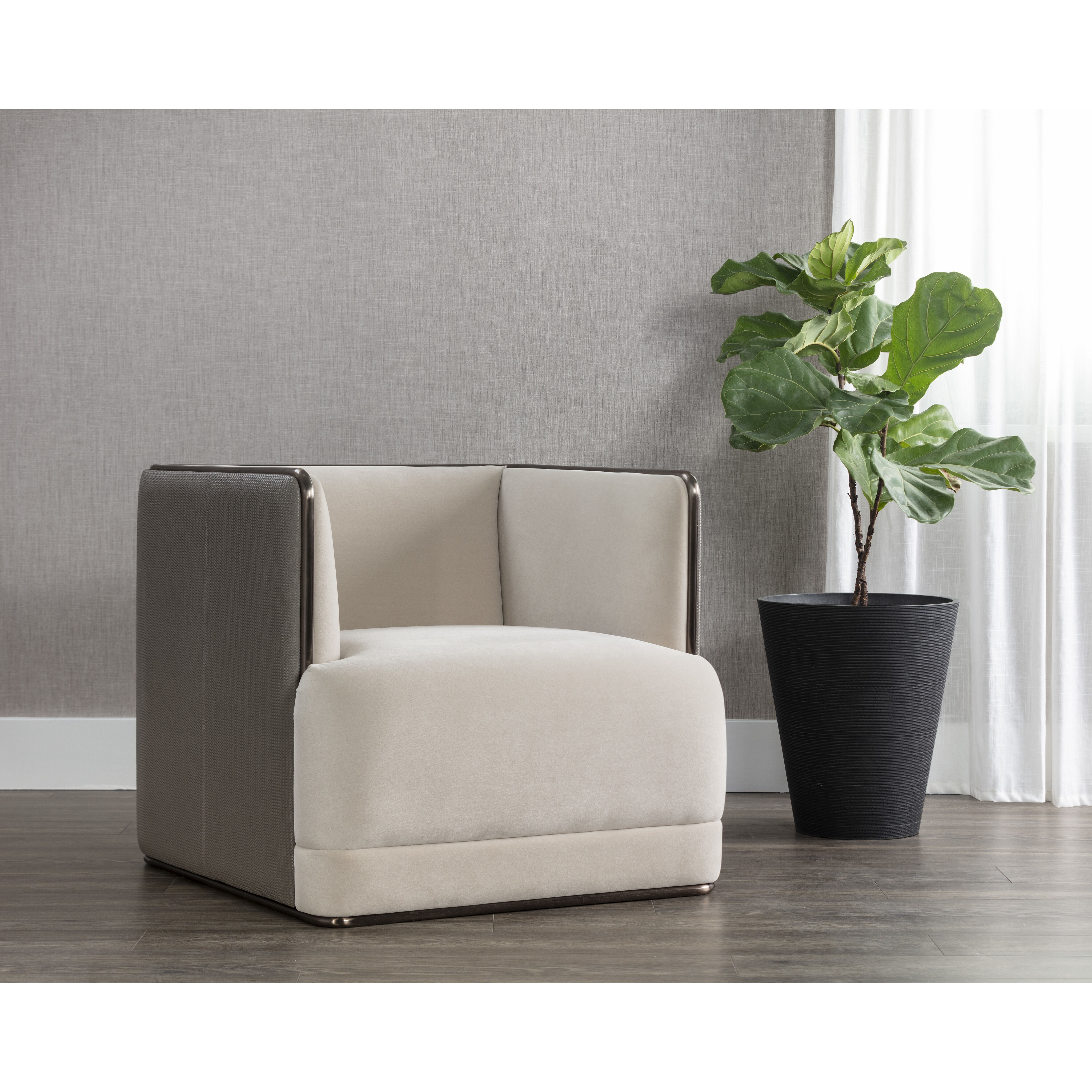 Sierra Meg Taupe / Porcini Taupe Armchair
